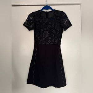 French Connection Black Lace Dress